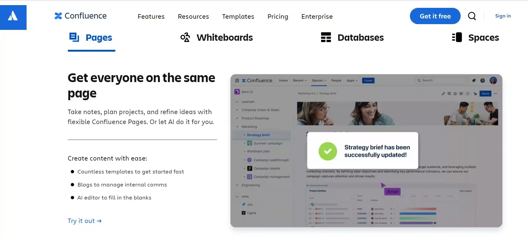 Landing Page Confluence Software Knowledge Base Terbaik -Confluence by Atlassian
