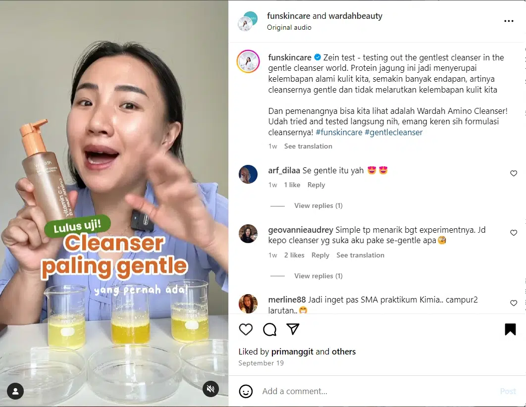 Contoh stategi pemasaran influencer marketing_wardah