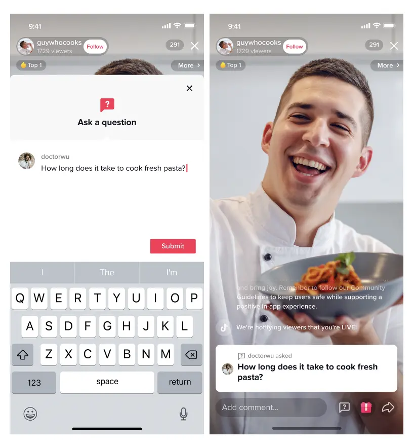 Platform Live Streaming Marketing -TikTok