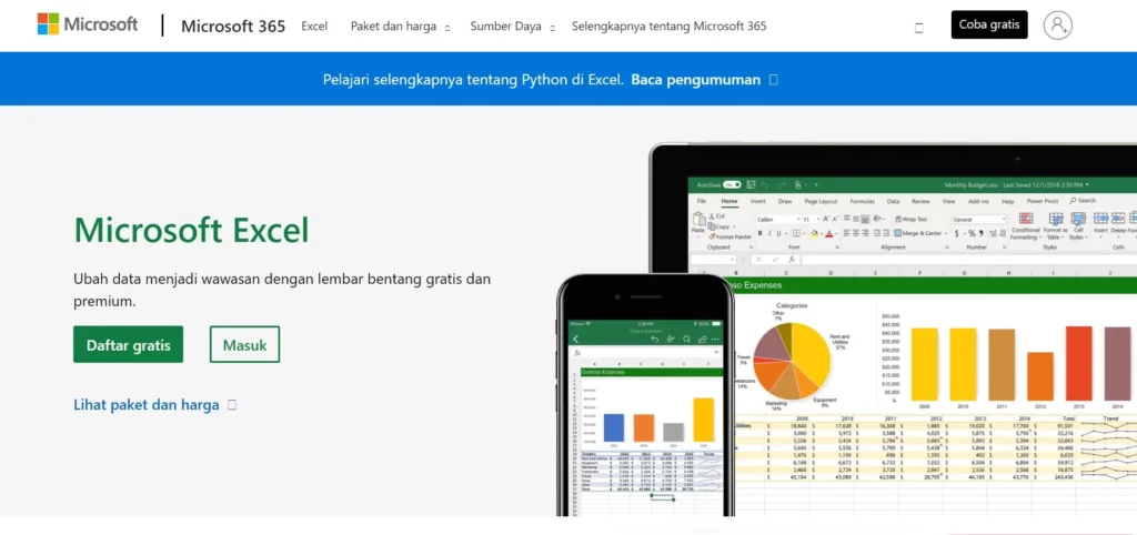 Aplikasi analisis data_Microsoft Excel