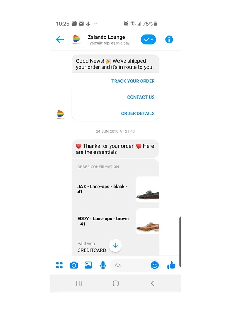 Contoh Penggunaan Chatbot Service Desk pada E-commerce