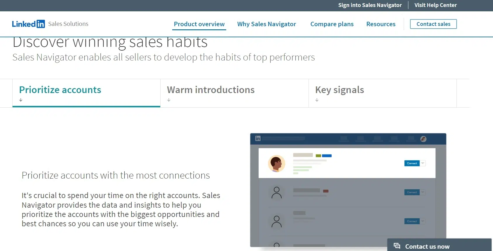 Landing Page LinkedIn Sales Navigator Software B2B Lead Generation_LikedIn Sales Solutions