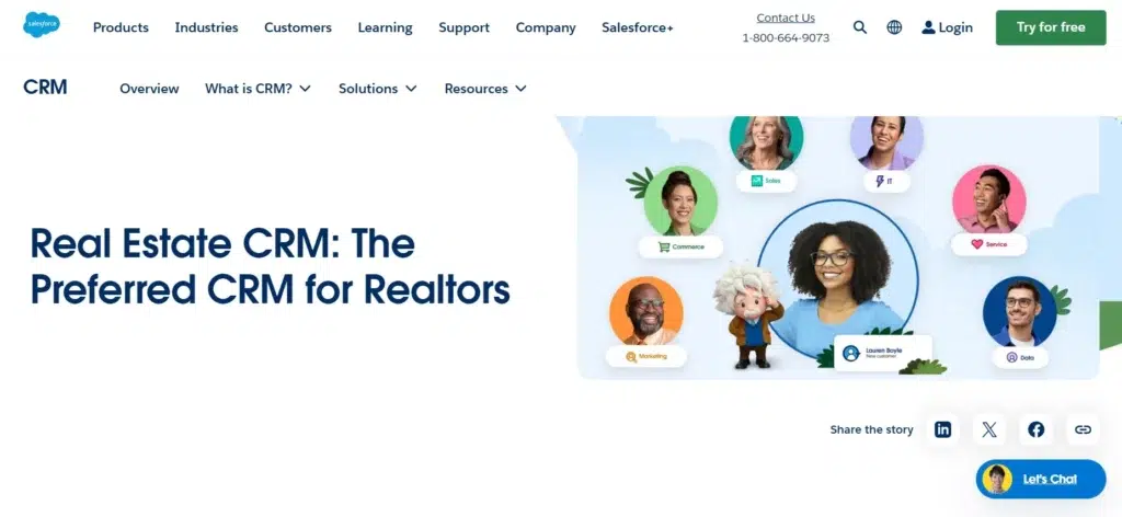Salesforce Software CRM terbaik untuk real estate - Salesforce