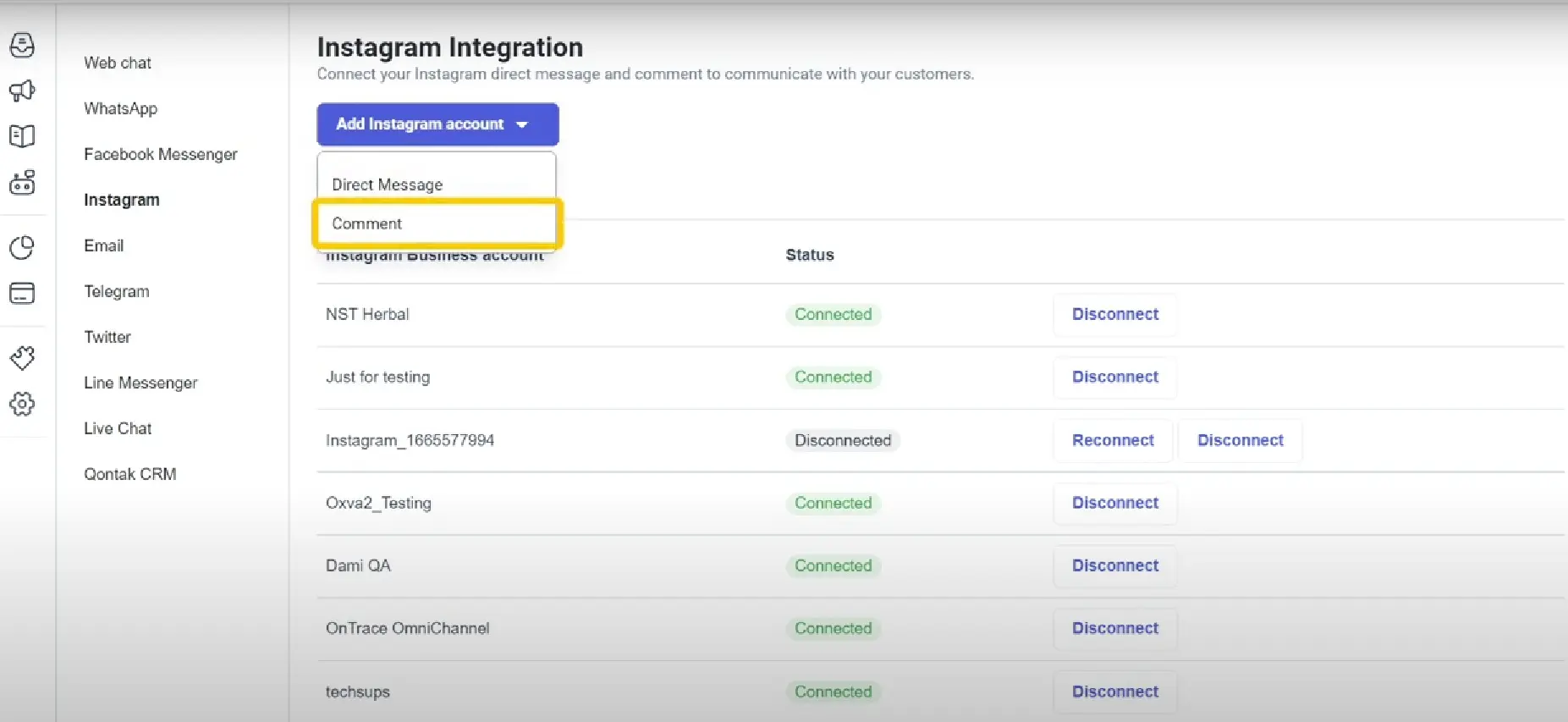 Langkah 2: Integrasikan chatbot dengan akun Instagram bisnis Anda Step 2_Integrasikan Chatbot dengan Akun Instagram Bisnis