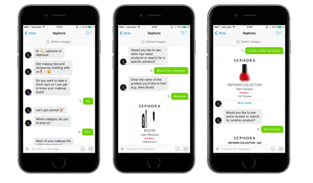 contoh chatbot-customer service-sephora-kik contoh chatbot-customer service-sephora-kik
