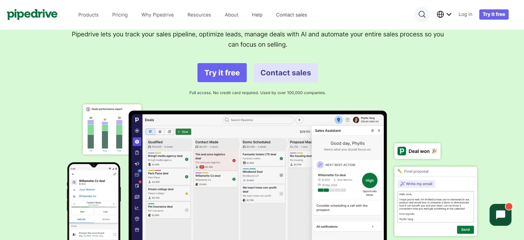 software CRM b2b Terbaik_Pipedrive
