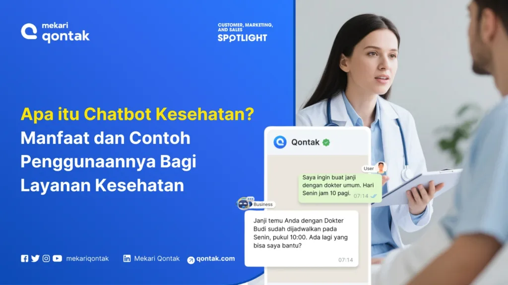 Apa itu Chatbot Kesehatan? Manfaat dan Contoh Penggunaannya Bagi Layanan Kesehatan Apa itu Chatbot Kesehatan? Manfaat dan Contoh Penggunaannya Bagi Layanan Kesehatan