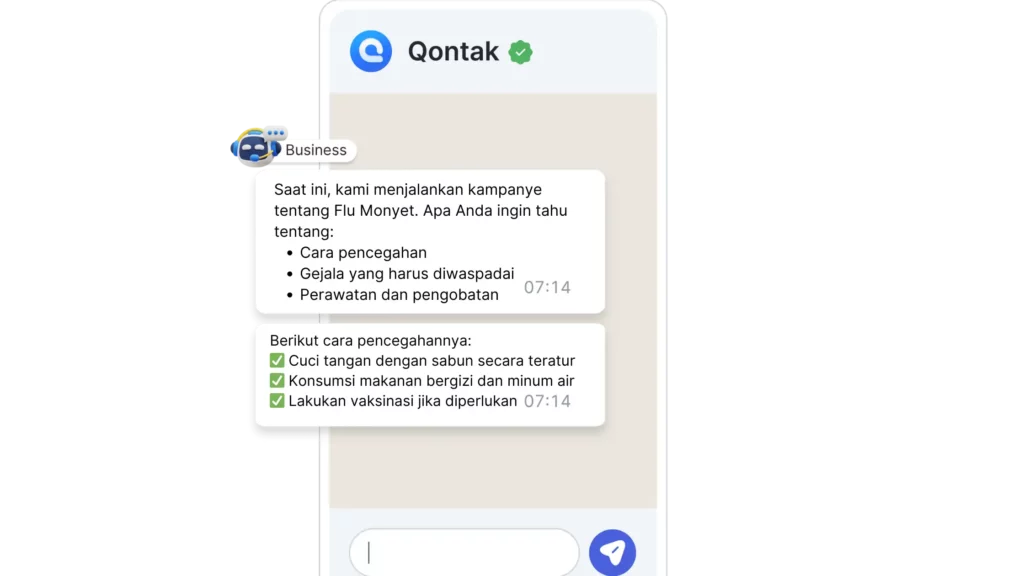 Kampanye Pencegahan dan Perawatan Penyakit Chatbot untuk kesehatan_kampanye kesehatan
