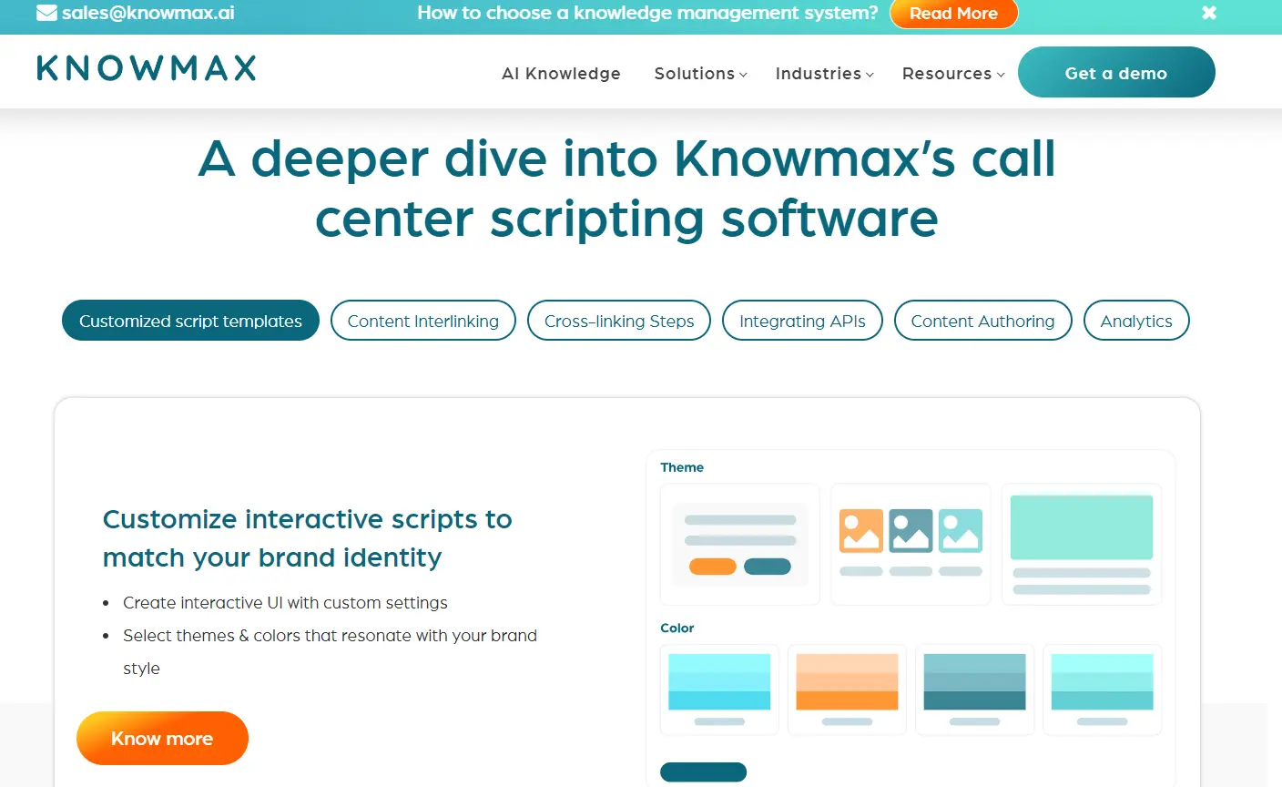 Knowmax-Software ai call center