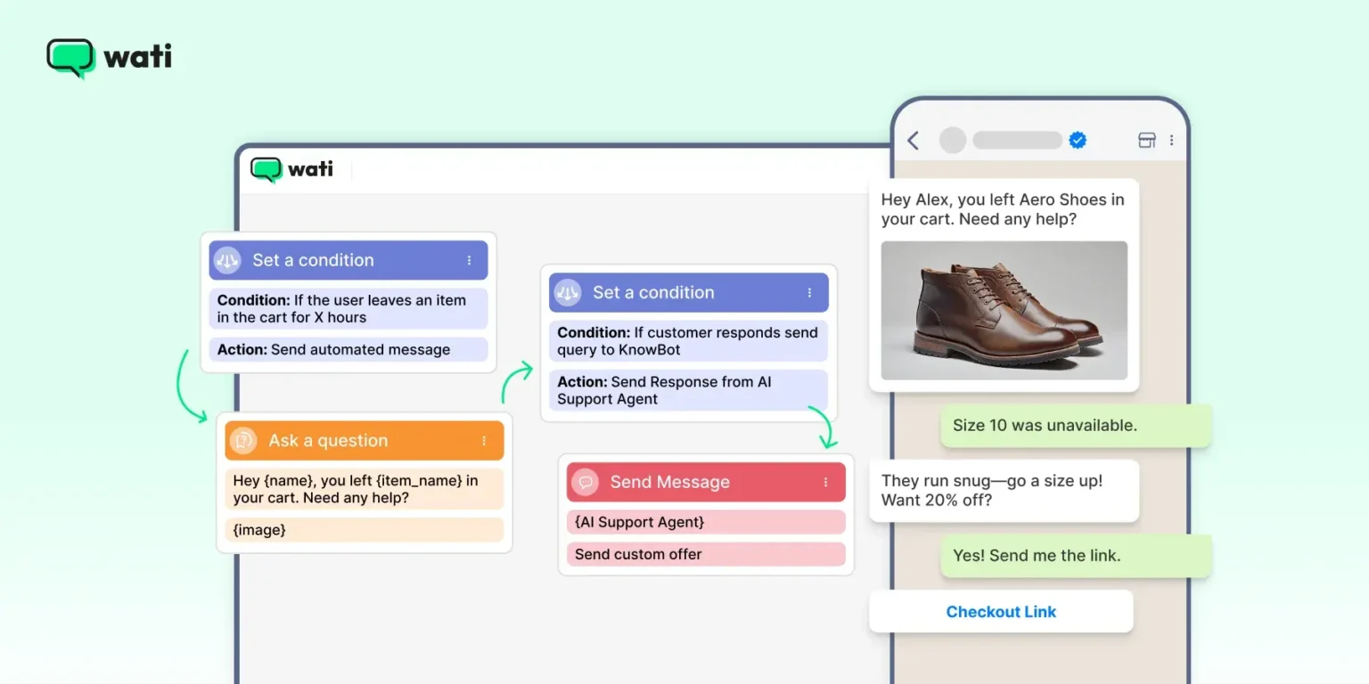 Wati.io WhatsApp Blast Vendor Automated Messaging Dashboard