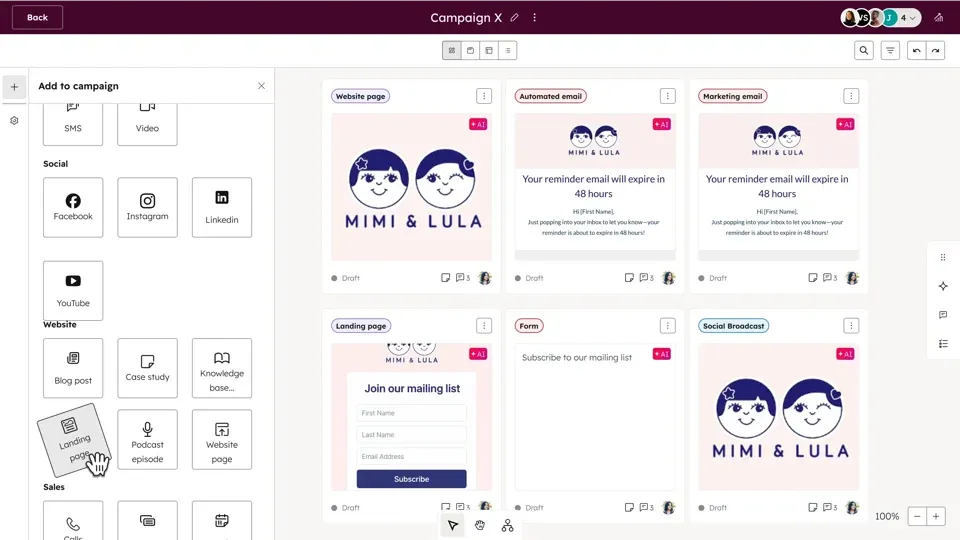 Campaign Dashboard of the Best Bulk WhatsApp Sender Software HubSpot