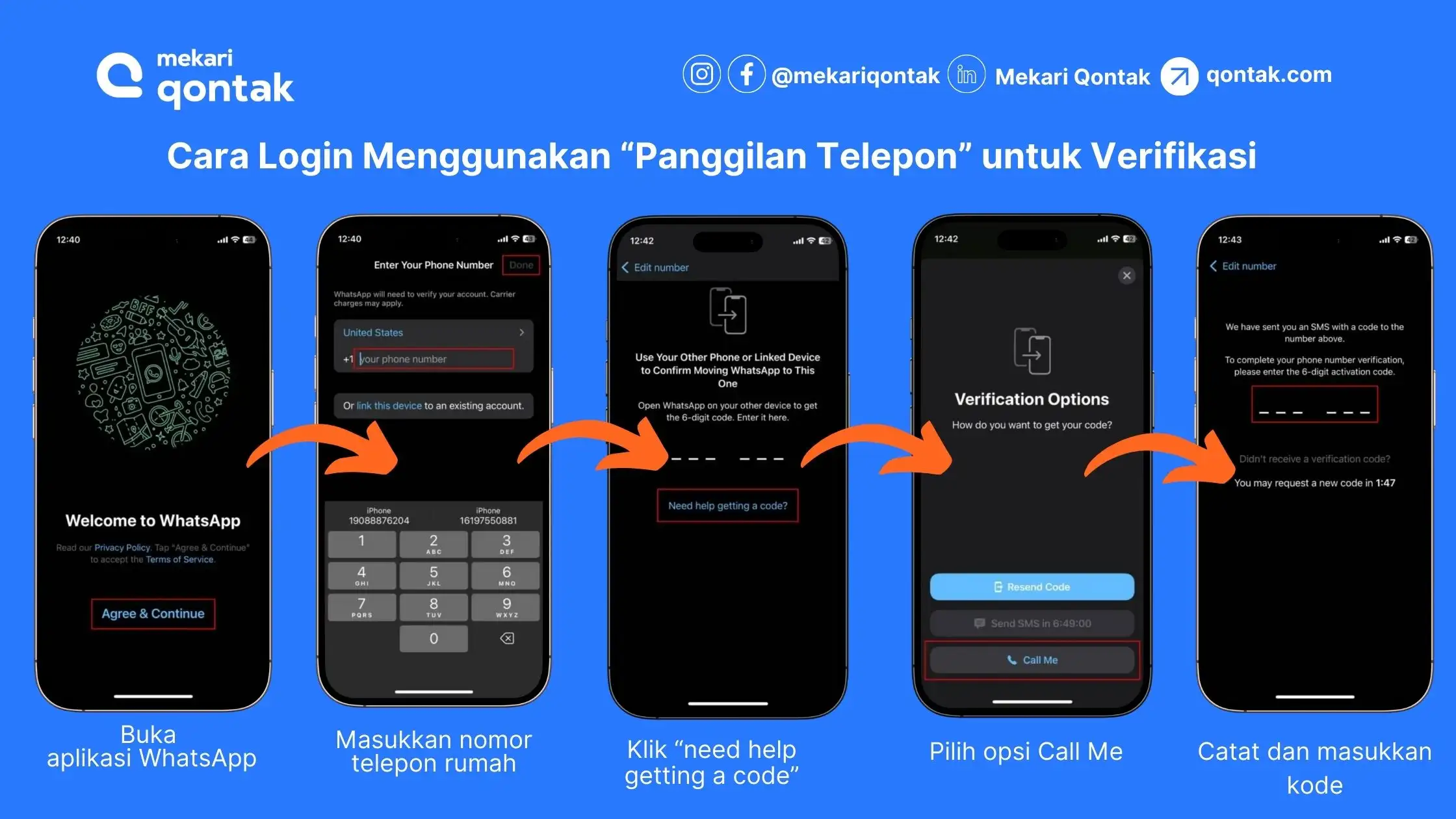 Cara Login Menggunakan “Panggilan Telepon” untuk Verifikasi
