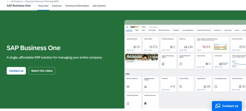 SAP Business One Software Bisnis_ SAP Business One