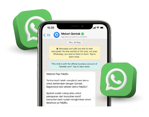 whatsapp api centang hijau