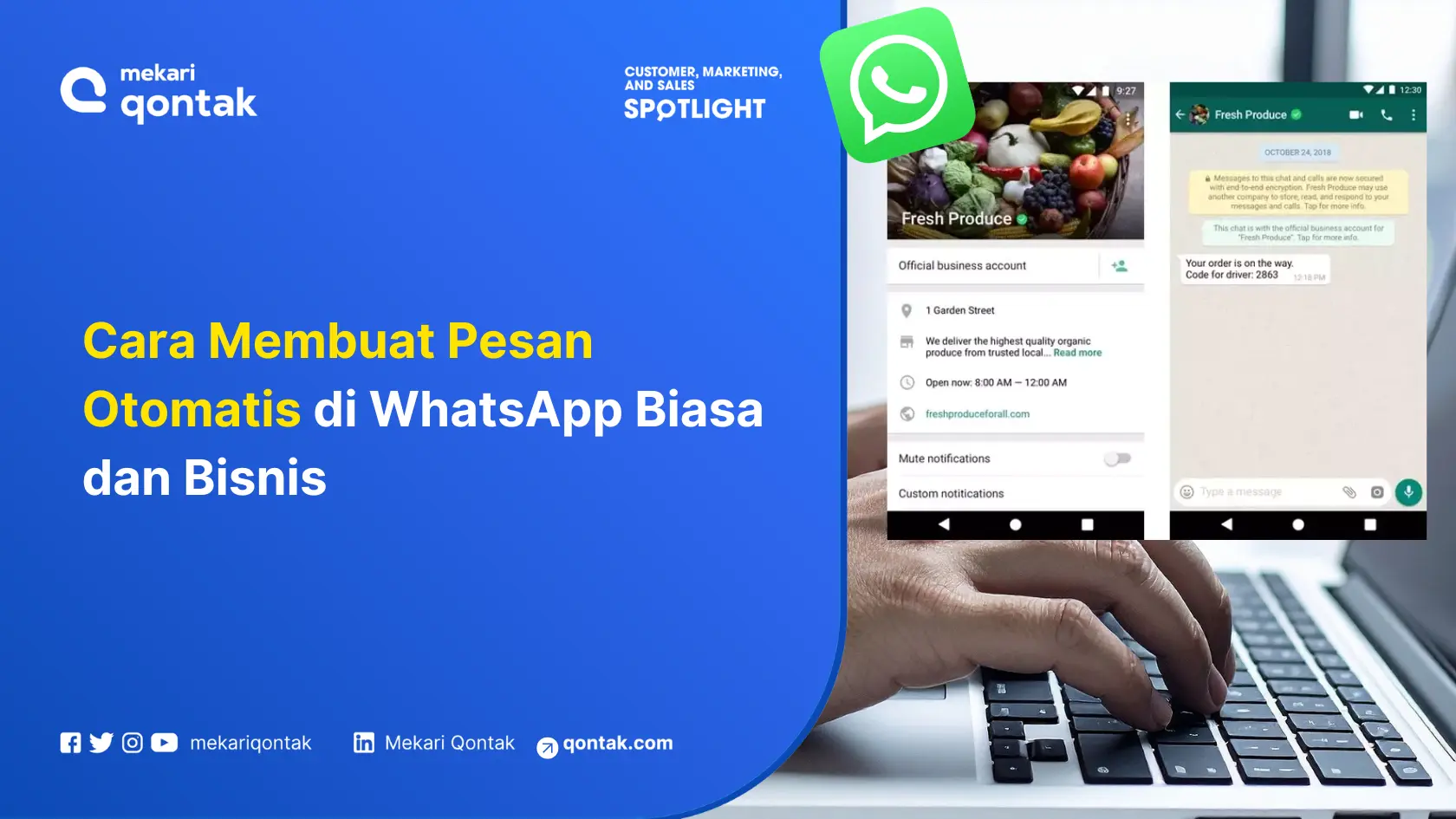 Cara Membuat Pesan Otomatis di WhatsApp Biasa dan Bisnis
