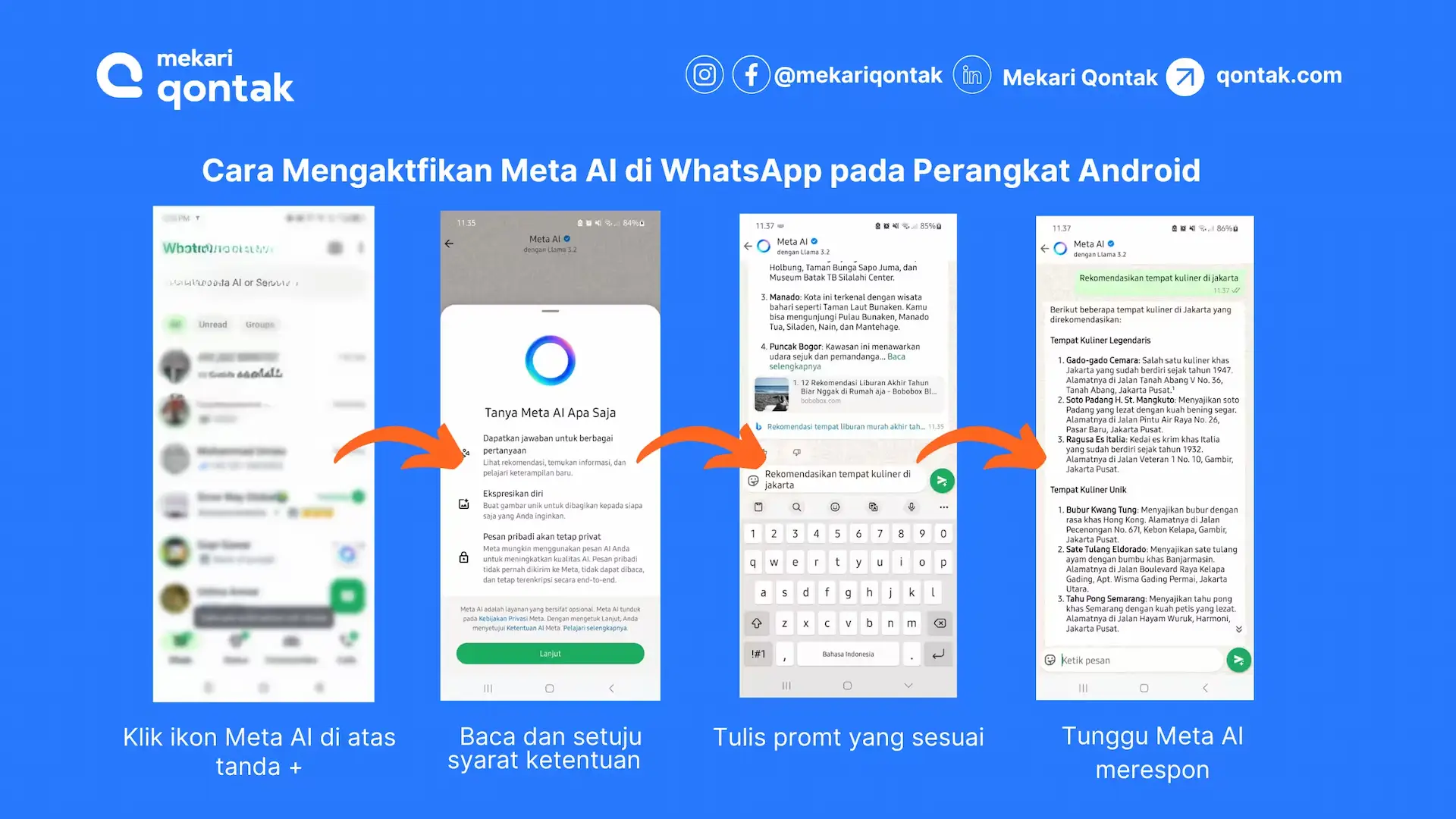 Cara Mengaktfikan Meta AI di WhatsApp pada Perangkat Android Cara Mengaktfikan Meta AI di WhatsApp pada Perangkat Android