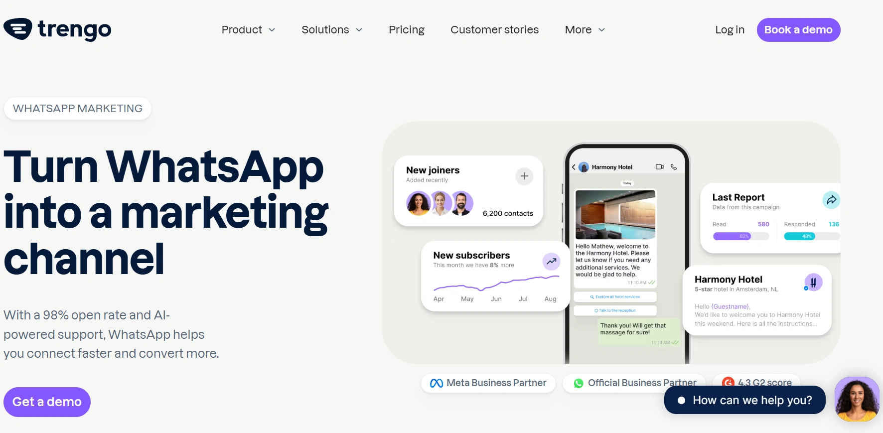 alternatif gupshup terbaik-WhatsApp dimanfaatkan sebagai saluran pemasaran efektif dengan laporan dan statistik interaksi untuk meningkatkan koneksi dan konversi.