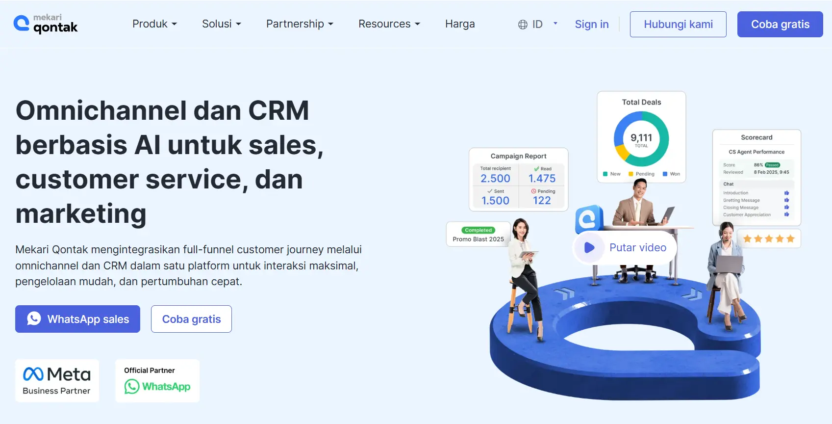Landing Page Mekari Qontak mekari qontak-best enterprise crm software