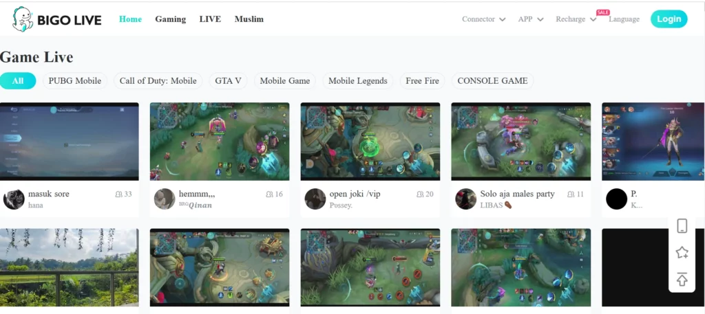 Rekomendasi aplikasi live broadcast_Bigo Live