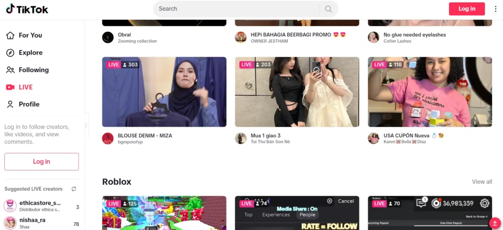 Rekomendasi aplikasi live broadcast_TikTok