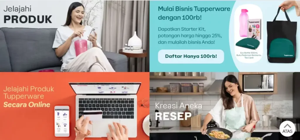 Contoh Direct Selling Tupperware