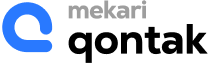 Logo berwarna biru dan abu-abu memperlihatkan nama "Mekari", yang terlibat dalam layanan teknologi untuk bisnis. Logo ini menciptakan kesan modern dan profesional.
