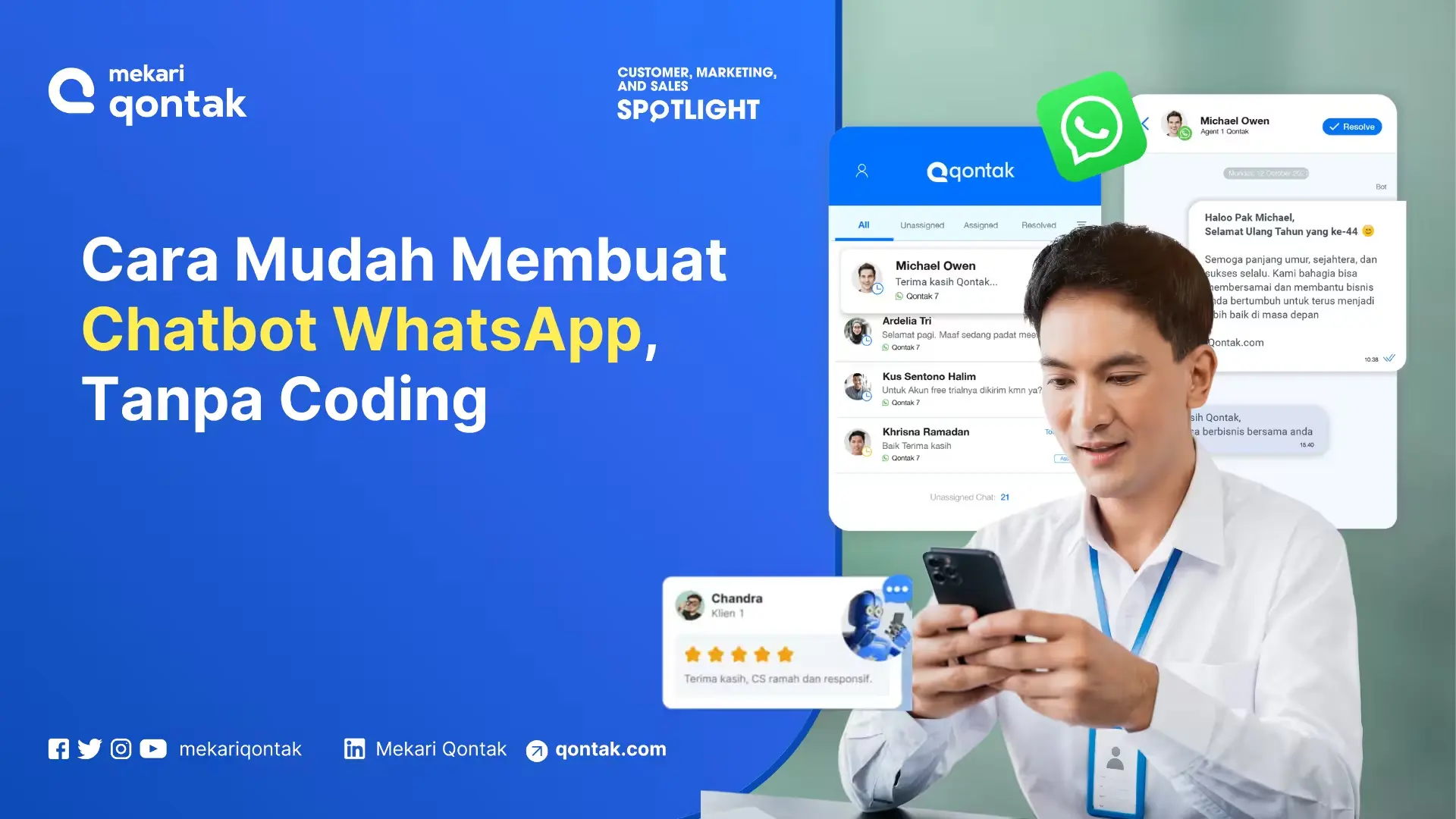 Cara Membuat Chatbot WhatsApp Secara Mudah (Tanpa Coding)