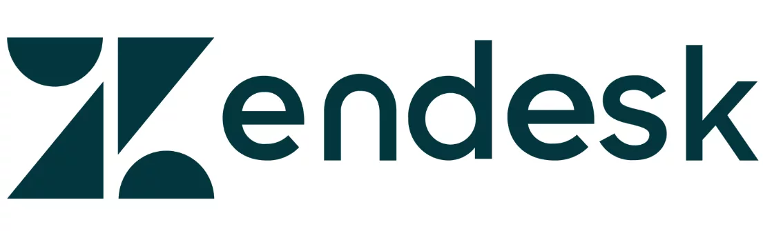 Logo Zendesk terlihat sederhana dengan desain geometris. Menghadirkan identitas merek yang memfokuskan pada dukungan pelanggan dan inovasi.