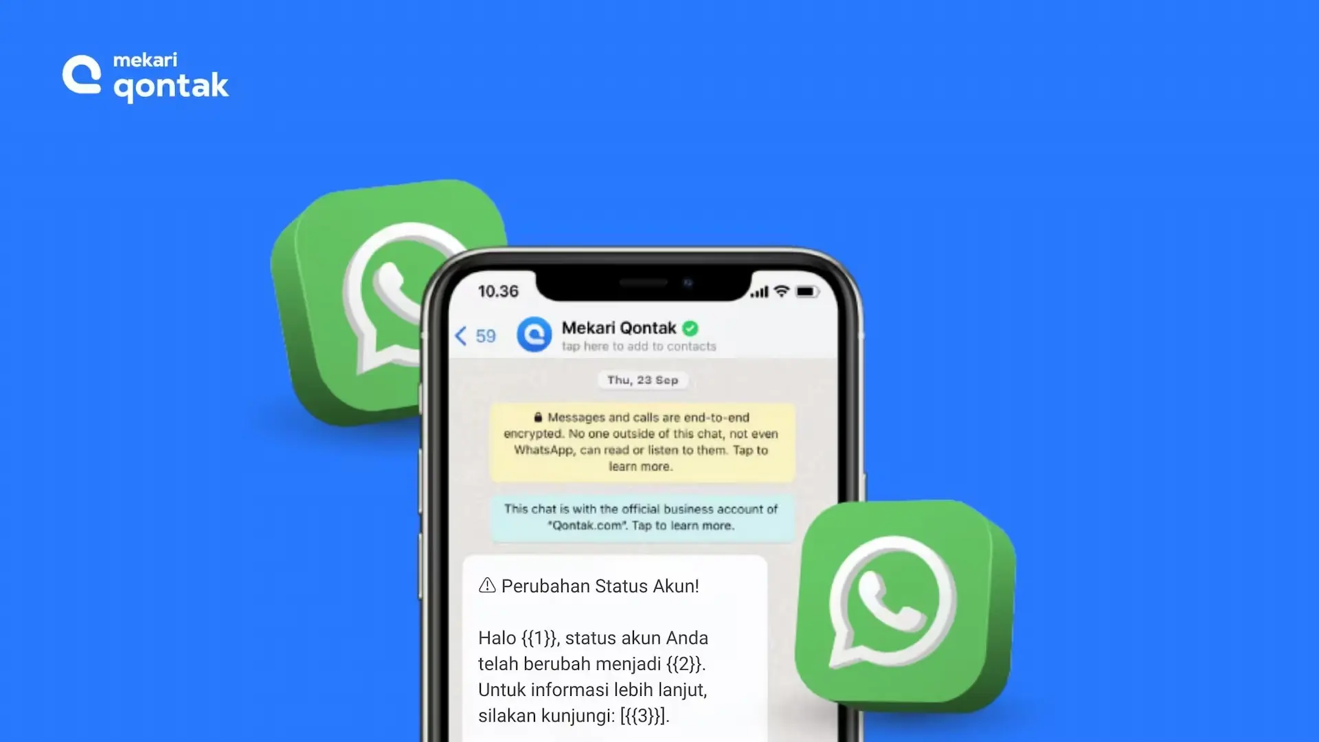 Contoh Template WhatsApp API - Pesan Notifikasi Contoh Template WhatsApp API - Pesan Notifikasi