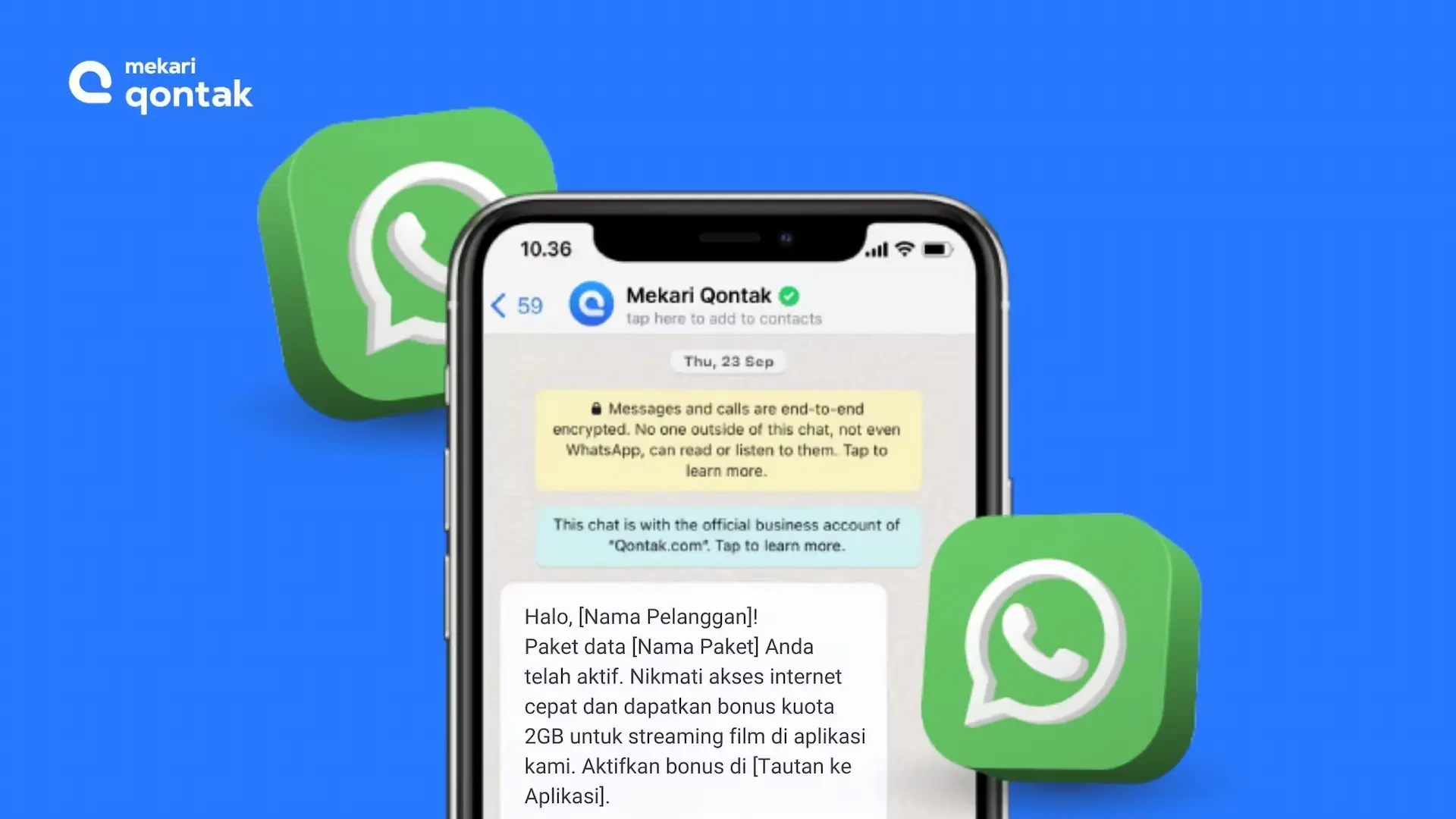 Contoh Template WhatsApp API - Utility + Marketing Conversation Contoh Template WhatsApp API - Utility + Marketing Conversation