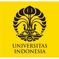 Logo Universitas Indonesia menampilkan desain simbolis dengan warna hitam di atas latar belakang kuning, mencerminkan identitas dan kebanggaan institusi akademik.