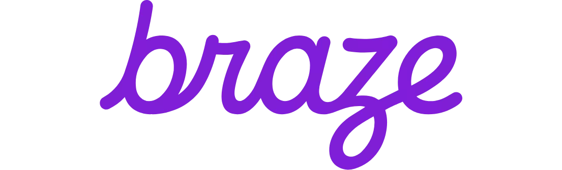 Kata "braze" ditulis dengan jenis huruf berwarna ungu, menonjol sebagai merek atau nama produk. Desain ini digunakan dalam konteks pemasaran digital.