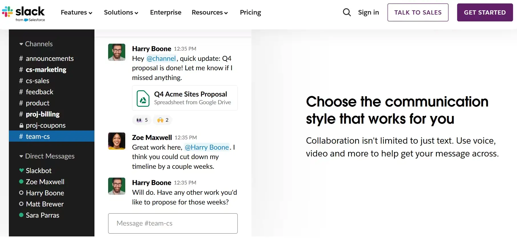 Tampilan Halaman Homepage Alternatif WhatsApp Business Slack Halaman Homepage Alternatif WhatsApp Business Slack
