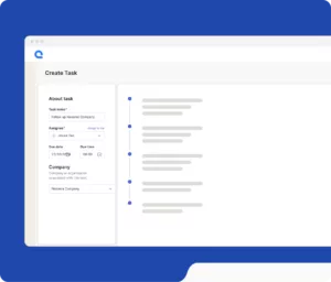 Formulir untuk membuat tugas baru muncul di layar, memungkinkan pengguna mengisi detail seperti nama tugas, penugasan, dan tanggal jatuh tempo untuk manajemen proyek yang efektif.