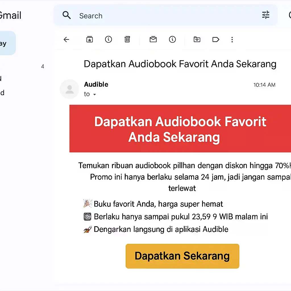 Flash Sale Contoh Email Blast - Flash Sale