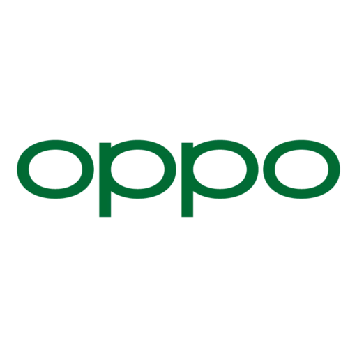 Logo berwarna hijau memperlihatkan merek teknologi, OPPO, yang dikenal dengan produk smartphone dan aksesori modernnya, menonjolkan inovasi dan gaya.