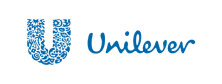 Logo perusahaan Unilever ditampilkan dengan jelas, menciptakan identitas merek yang kuat dalam konteks produk konsumen yang beragam.
