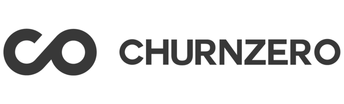 Logo ChurnZero, menampilkan elemen desain minimalis dalam warna abu-abu, berfungsi untuk merepresentasikan identitas merek dalam konteks teknologi dan layanan pelanggan.