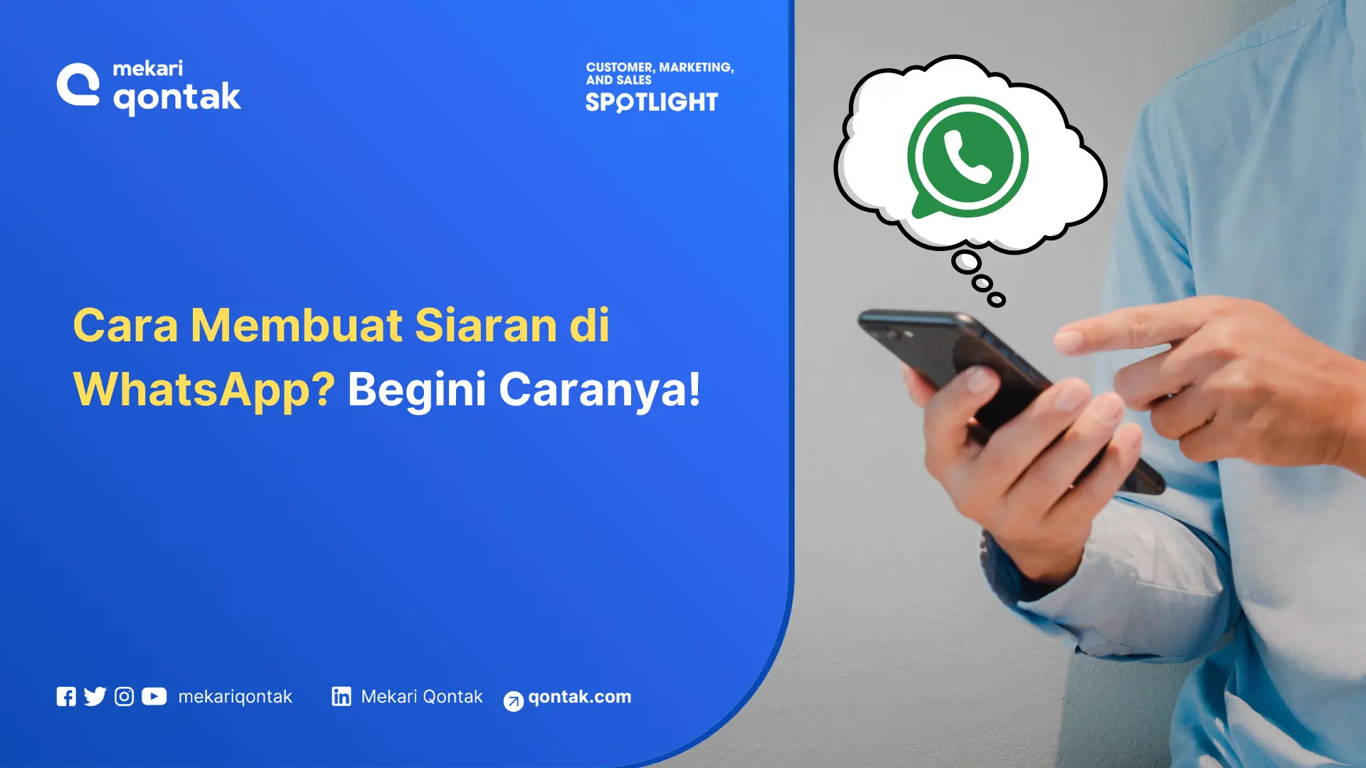 Cara Mudah Membuat Pesan Siaran di WhatsApp