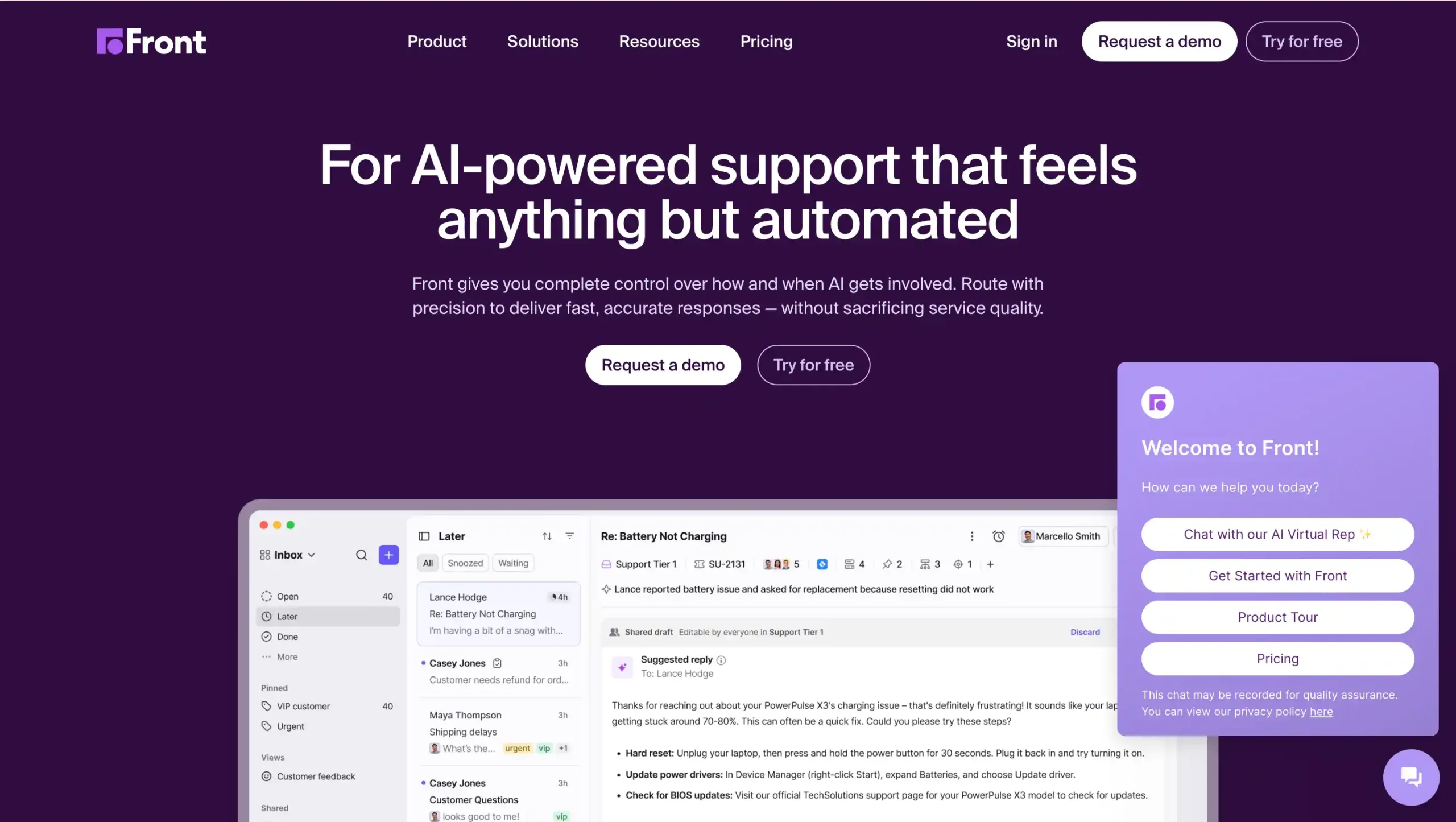 Landing Page Front Front-CCM Software
