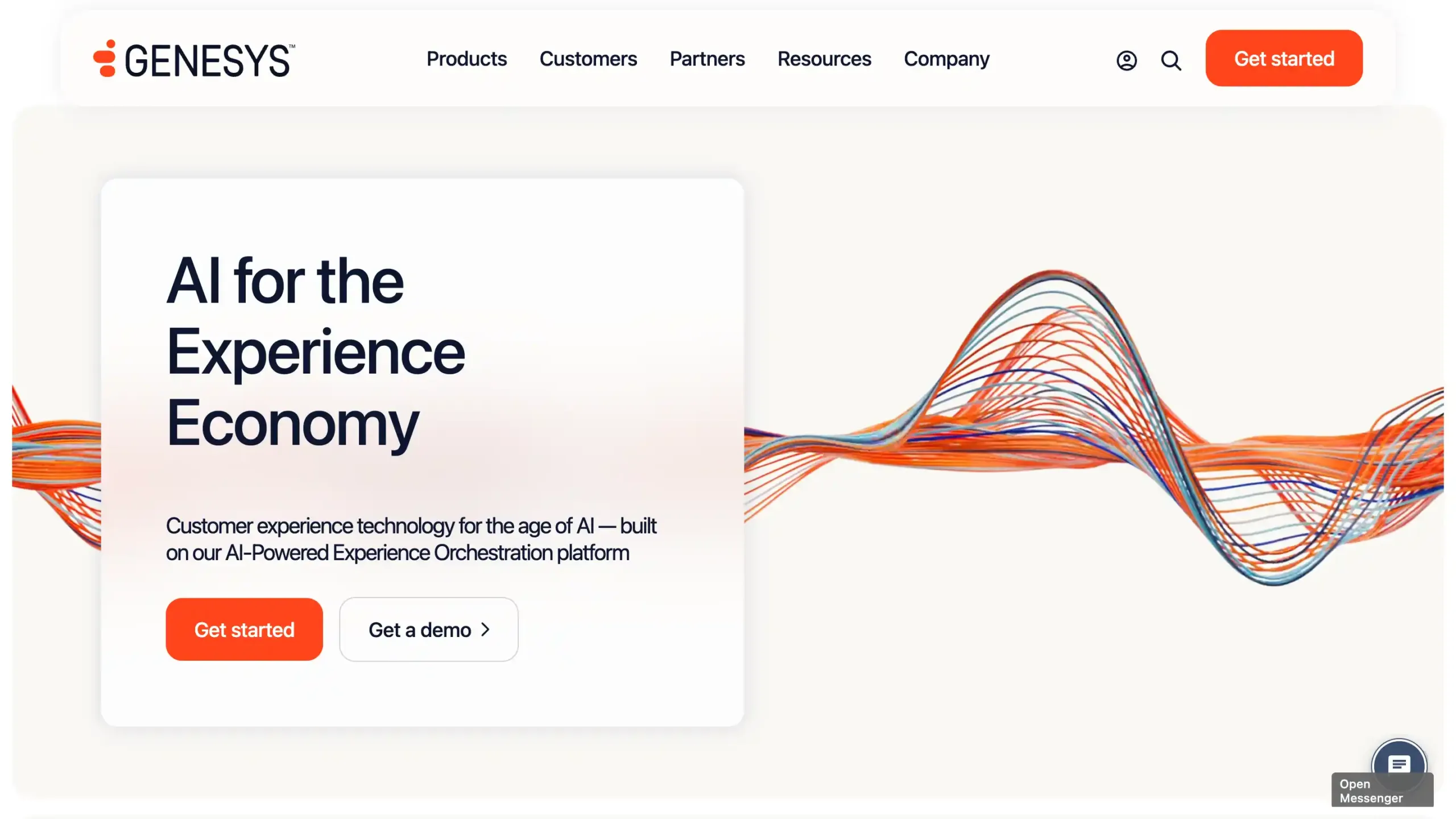 Landing Genesys DX Genesys DX_Engagement Management Software