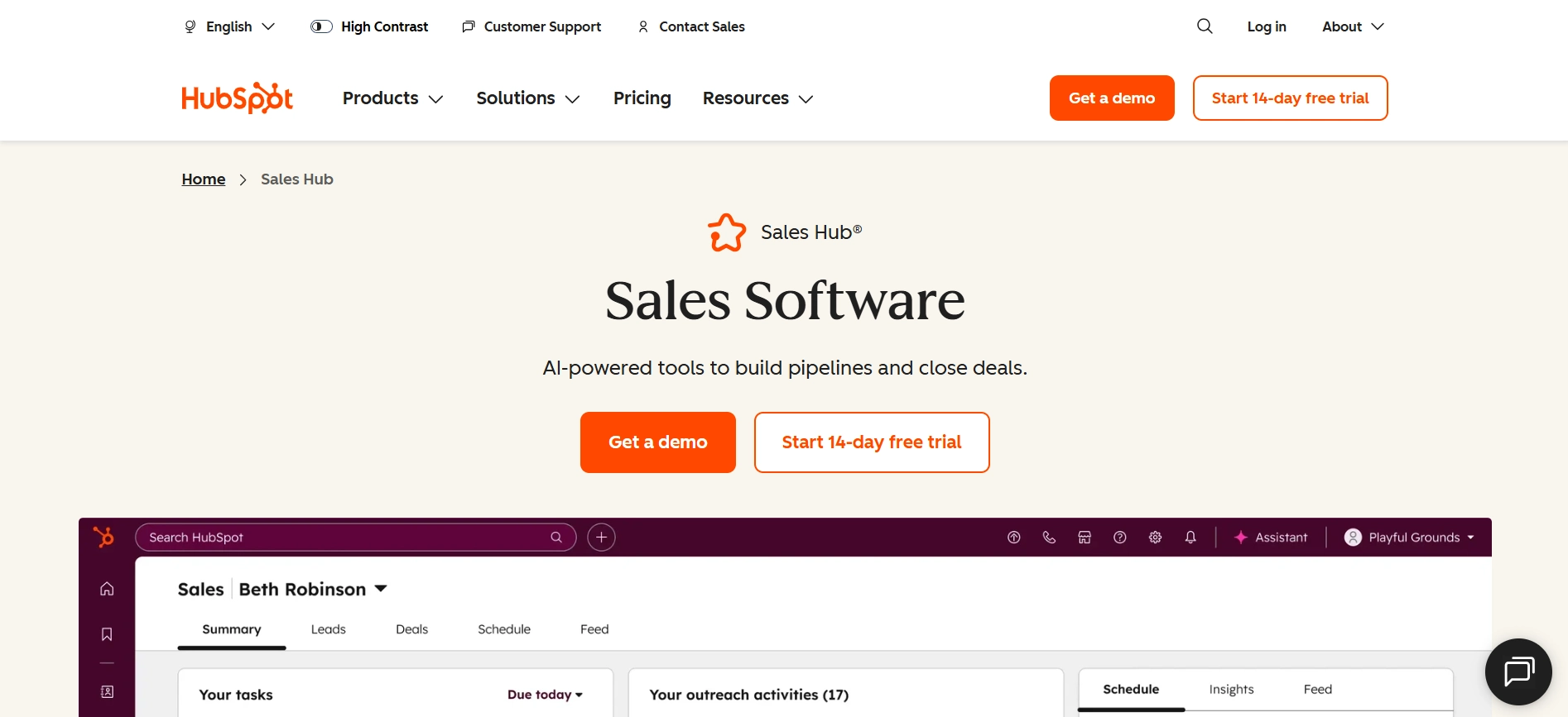 HubSpot-alternatif pipedrive terbaik