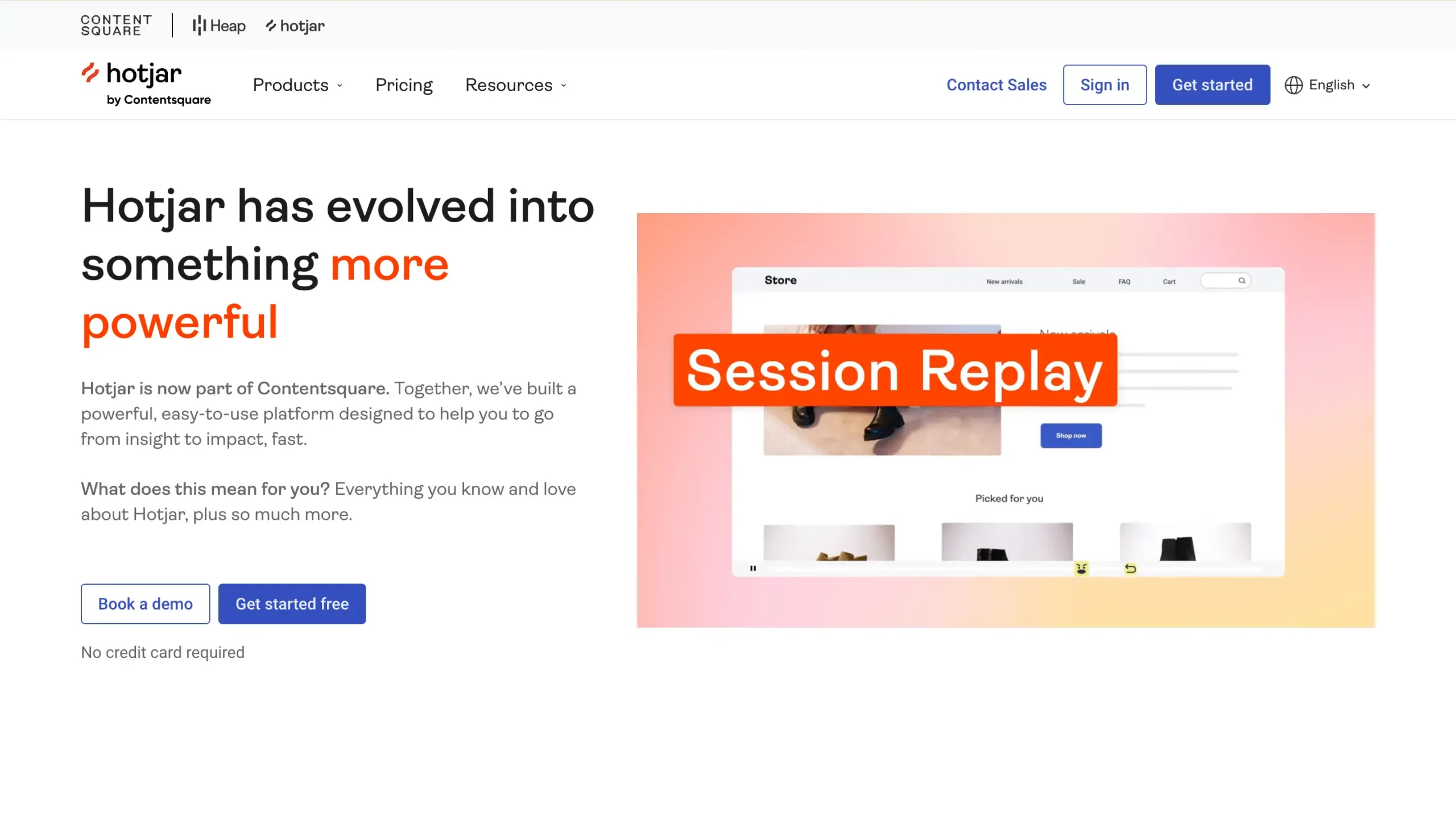 Landing Page Hotjar Feedback Management System_Hotjar