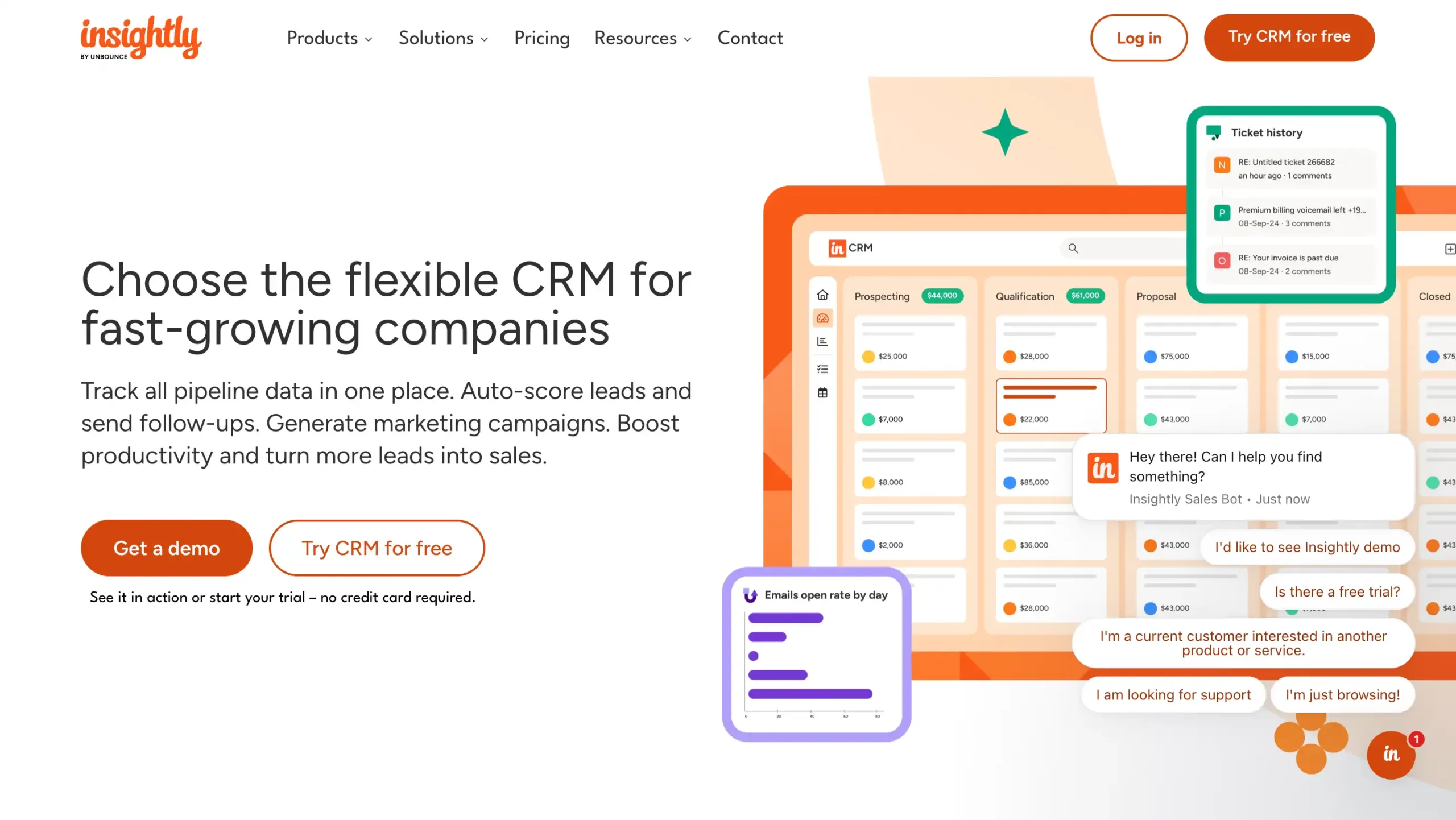 Landing Page Insightly Feedback Management System_Insightly