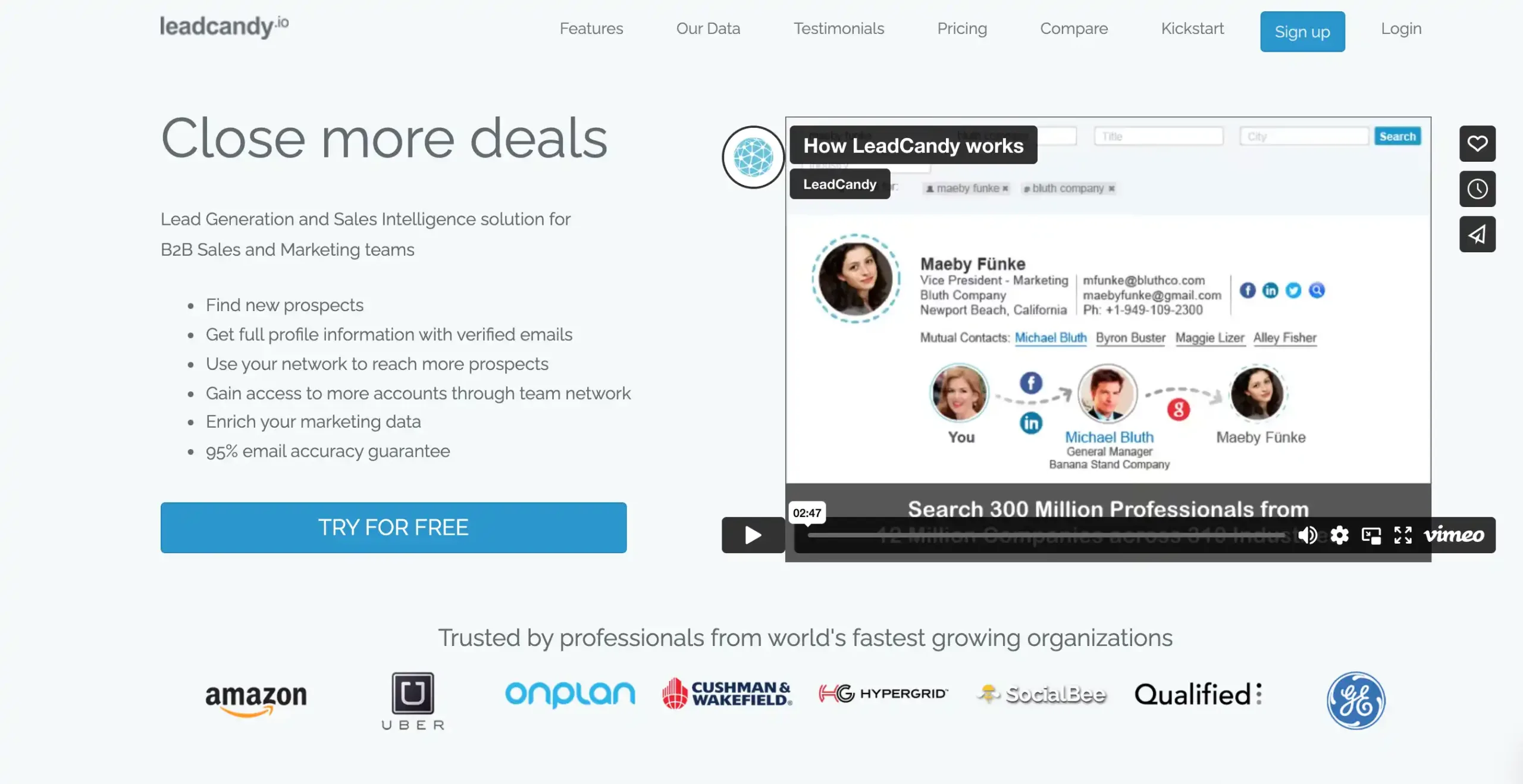 Landing Page LeadCandy Lead Capture Software-LeadCandy