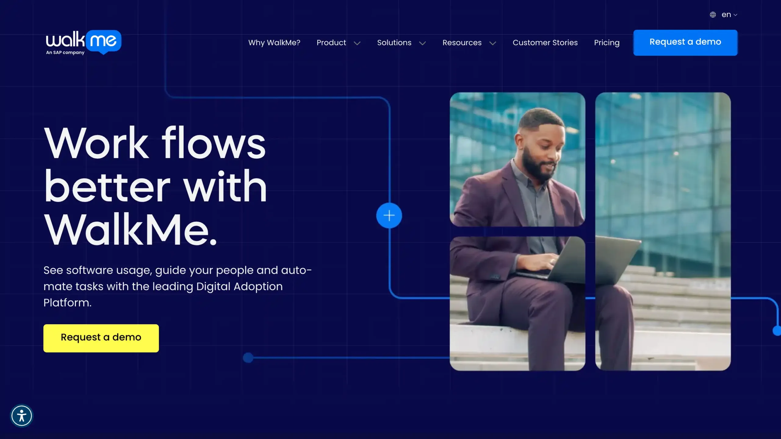 Landing Page WalkMe Engagement Management Software_WalkMe