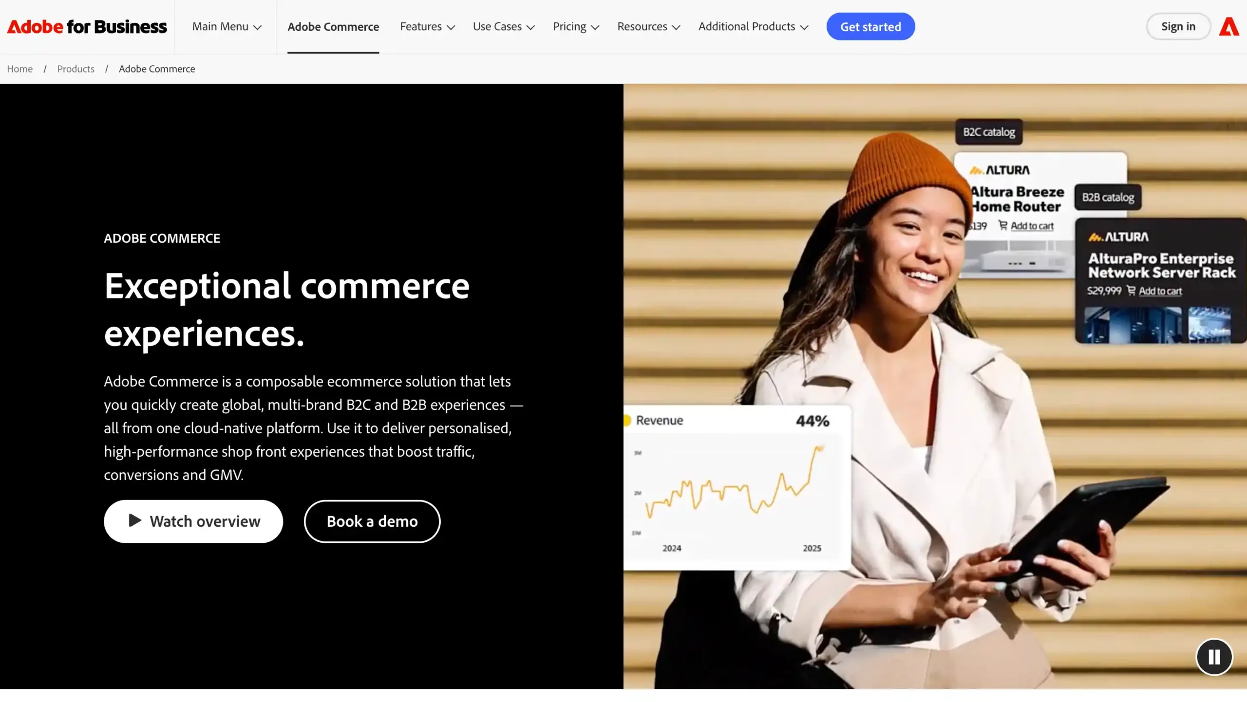 Landing Page Adobe Commerce Order Management Platform-Adobe Commerce