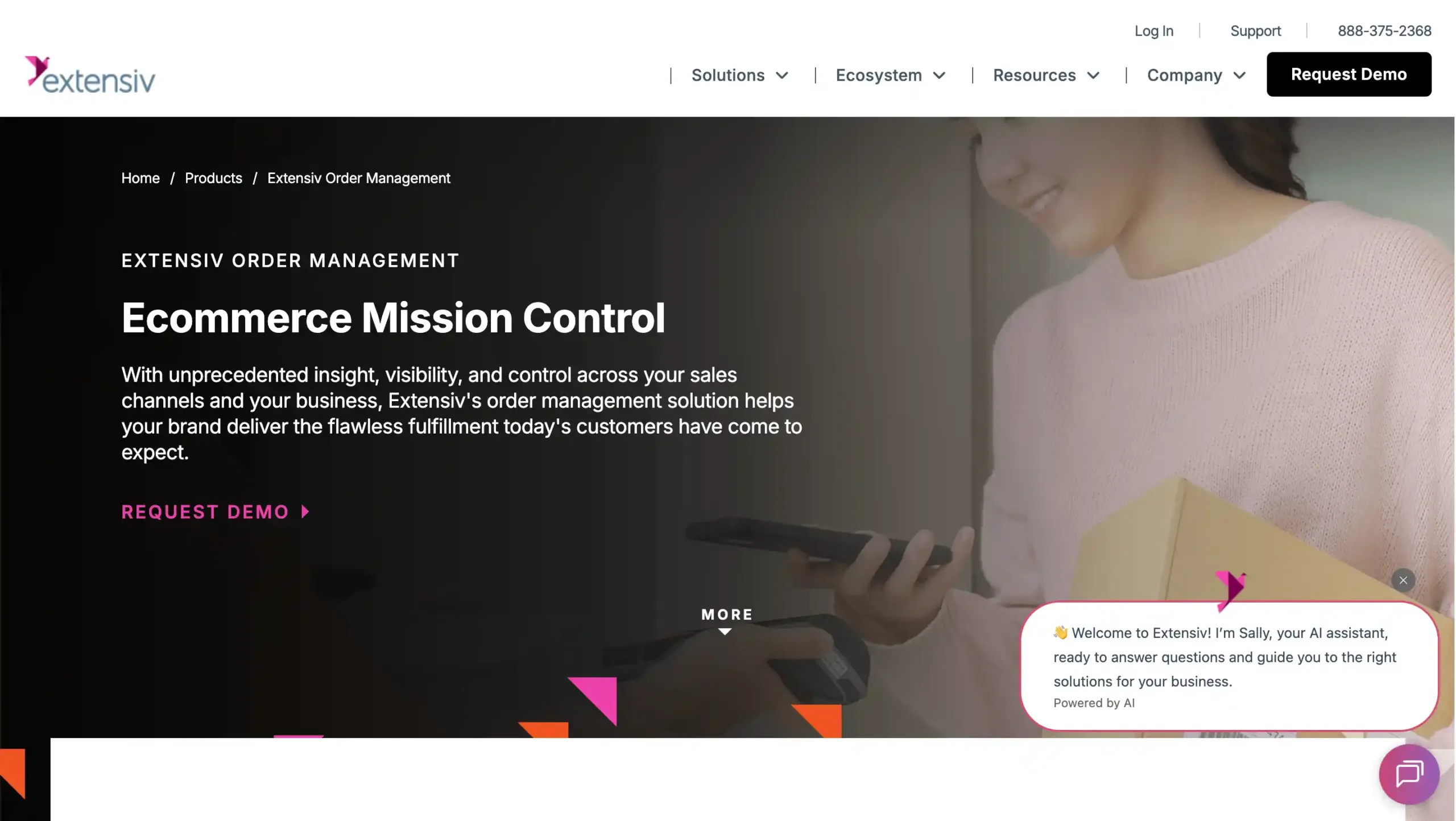 Landing Page Extensiv Order Manager Extensiv Order Manager