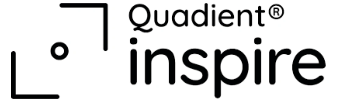 Logo Quadrant menunjukkan nama merek dengan desain modern, menggunakan tipografi sederhana, mencerminkan fokus pada inovasi dan solusi.