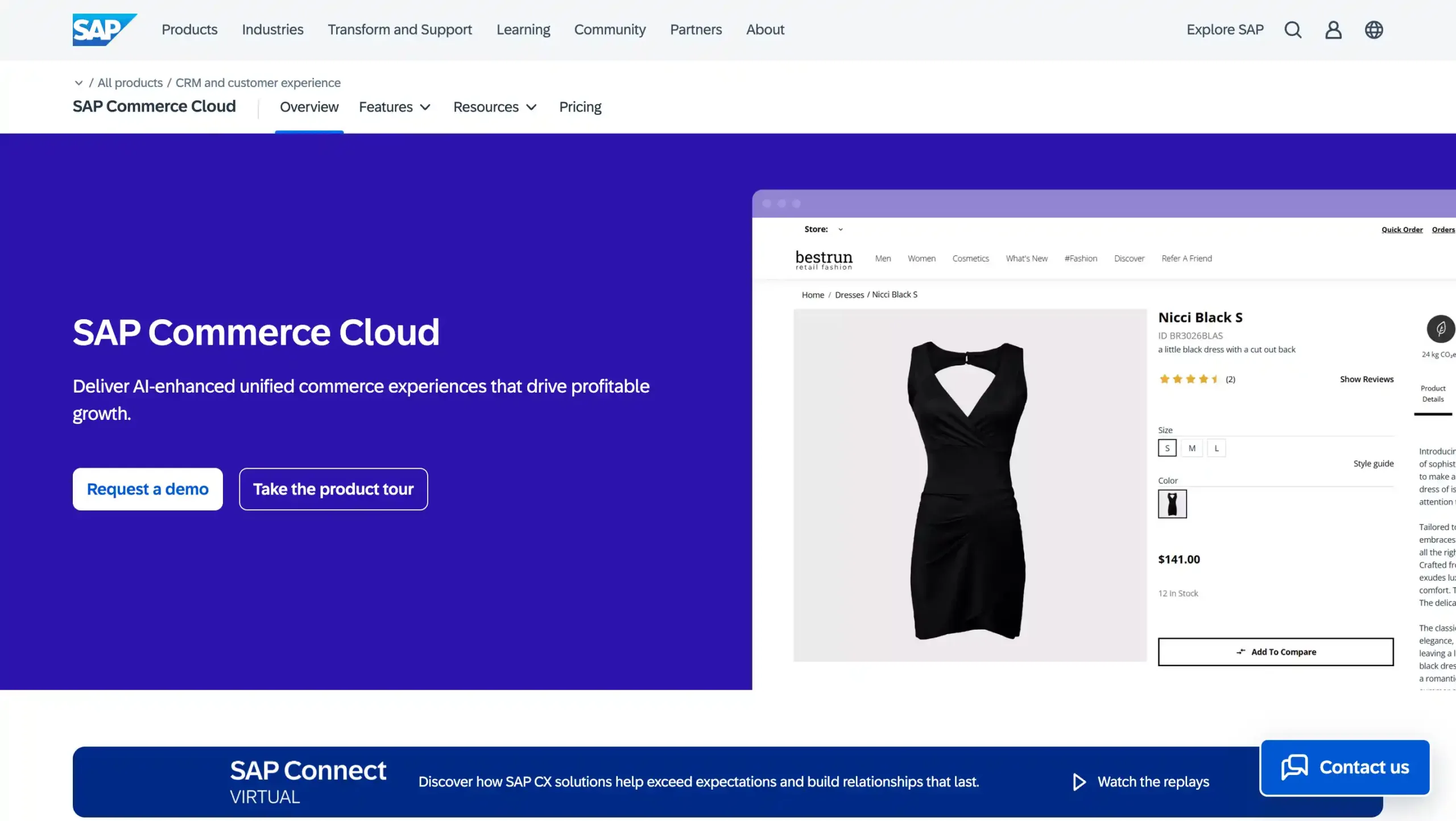 Landing Page SAP Commerce Cloud Order Management Platform-SAP Commerce Cloud